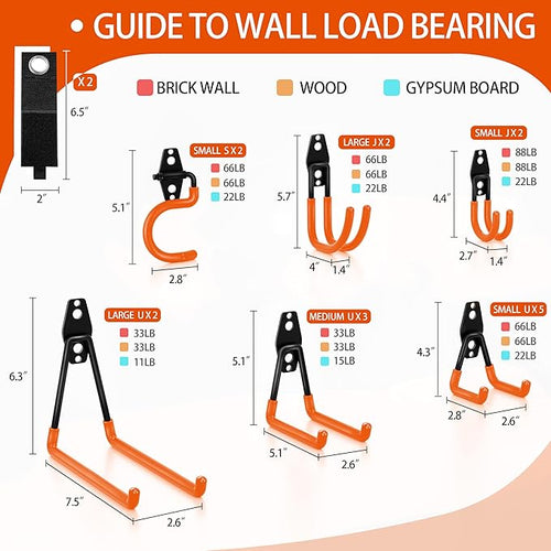 18 Pack Garage Hooks Heavy Duty - Image 2