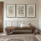 Large Framed Botanical Wall Art - Image 8