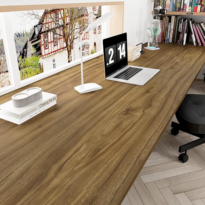 WESTICK Wood Contact Paper Peel and Stick Countertops Waterproof Vintage Wood - Image 2
