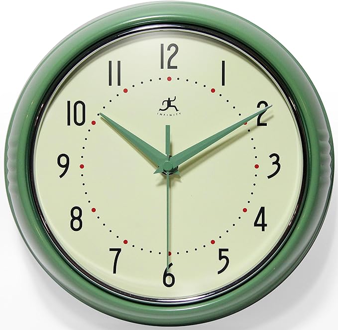 Infinity Instruments LTD. Retro 15 inch Mid Century Modern Kitchen Diner Wall by InfinityInstruments