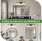 DORESshop 4-Light Vanity Light Fixtures, Modern Vanity Lights - Image 2