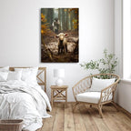 Large wall art for living room Jesus Running After Lost Lamb Picture for home - Image 2