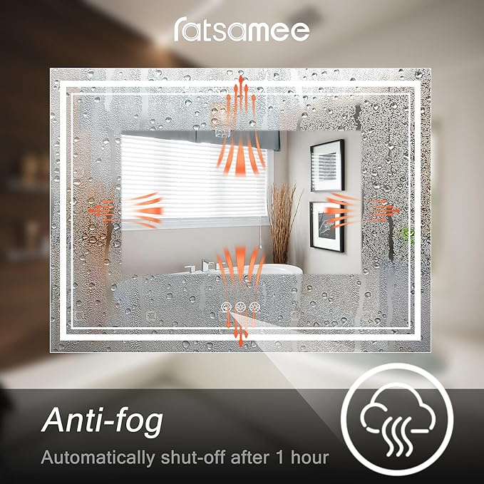 Ratsamee 84x40 Inch Led Mirror for Bathroom - Image 5