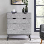 Yancorp 32.8ft Gray Textured Fabric Wallpaper Faux Grasscloth Peel and Stick - Image 3