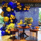 COKAOBE Blue Shimmer Wall Backdrop, Photo Backdrops - Image 6