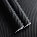 Orainege Black Wallpaper Peel and Stick Wallpaper 15.7"x196.8" Textured Contact - Image 2
