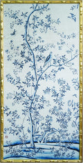HongFengtang Chinoiserie Bamboo Wall Art Print, Hand Painted Style Vintage by Hongfengtang