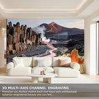 6 Pack Acoustical Wall Panels–TEMGCUAM 60" x 40" Large Art Acoustic Panels - Image 4