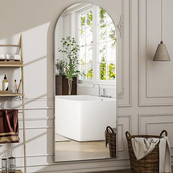 57" x 20" Arched Full Length Mirror - Image 7