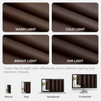 Joydeco Blackout Patio Sliding Door Curtains 108 Inches Long, Grommet Privacy - Image 9