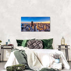 AIYISU Sunset Chicago Wall Art USA City Wall Decor Chicago Skyline Picture - Image 5