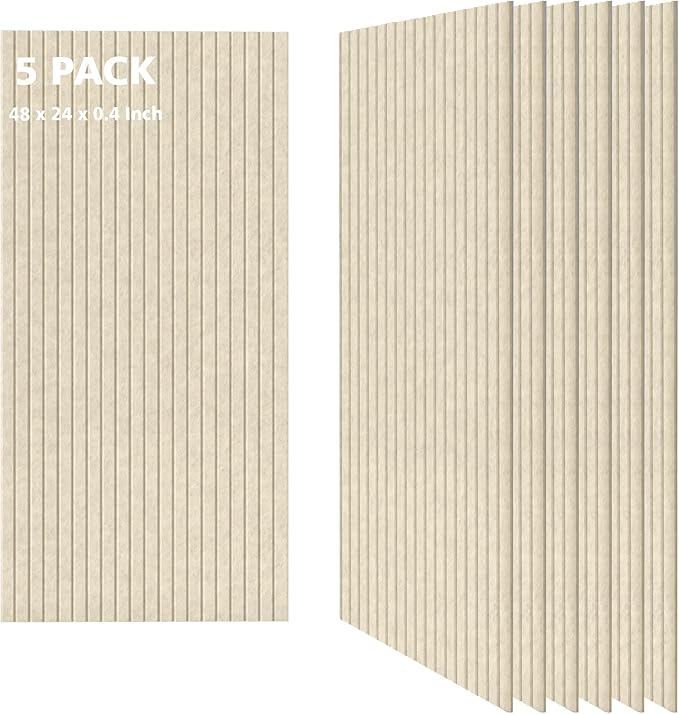 Acoustic Panels, 5 Pack Sound Panels Noise Reducing by AUTORIFIC