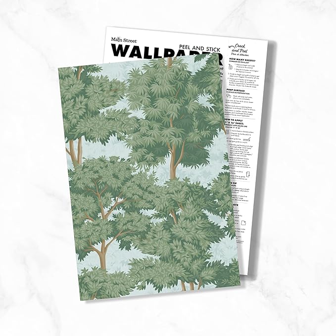 Main Street Peel and Stick Wallpaper Eco-Friendly Sheets 12 Pack, 11 X 16 Inch - Image 6