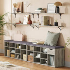 DINZI LVJ Long Wall Shelves, 39.4Inch Wall Mounted Shelves Set of 2, Extra - Image 2