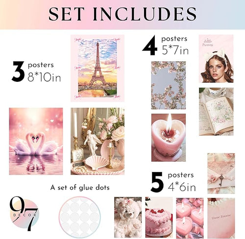 97 Decor Pink Coquette Room Decor Aesthetic - Image 2