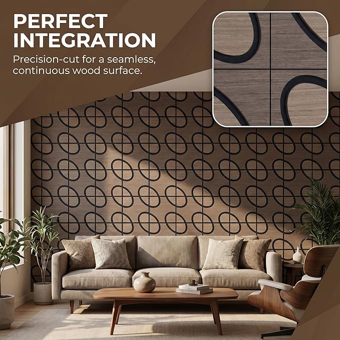 Acoustic Wood Slat Panels, 3D Fluted Wood Panel Sound Absorbing Panel - Image 7