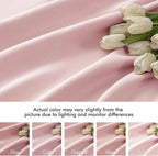 MIULEE Baby Pink Back Tab Blackout Curtains 72 Inch Length 2 Panels Set - Image 8