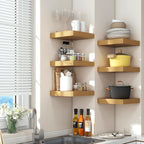 Square Floating Shelves for Wall 12"W x 12"D x 1.4"H, Small Engineered Wood - Image 2