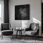Framed Black Abstract Wall Art, Modern Canvas Prints Paintings Artwork - Image 8