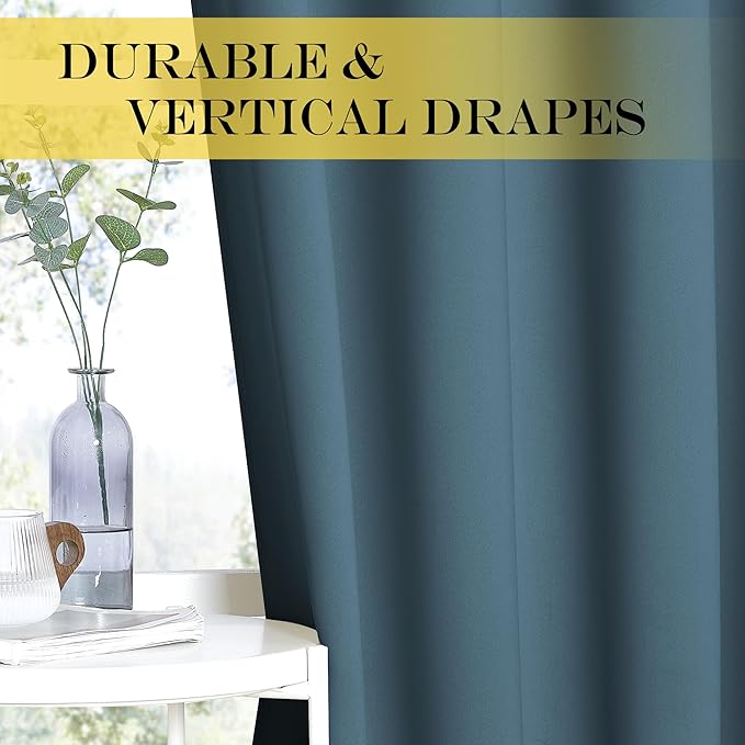 NICETOWN Blackout Curtain Panel 63 inch Long - Image 6