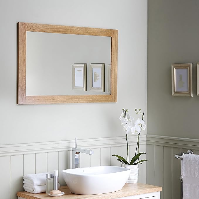 TIANLDD 27 FT Wood Grain Wallpaper Border, Removable Waterproof Mirror Border - Image 4