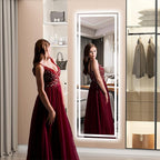 Hasipu Full Length Mirror with Lights, Full Body Dressing Hanging Mounted Mirror - Image 5