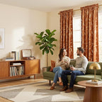 NICETOWN Burnt Orange Velvet Curtains - Image 2