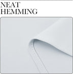 NICETOWN Greyish White Bedroom Curtain Panels - Image 8