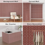 3D Wall Panels - 4PCS 47.2"x26" Faux Stone Wall Covering - MCM Modified Clay - Image 4