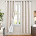 Lajode Linen Blackout Curtains for Living Room by Lajode
