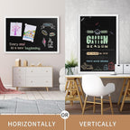 Magnetic Chalkboard Black Board 46 x 32, Extra Large Chalk Board Blackboard - Image 3