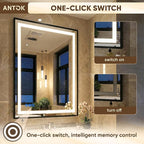 Antok 60X30 LED Bathroom Mirror - Image 7