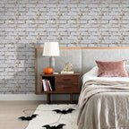 Commomy 3D Peel and Stick Brick Tiles- 10 pcs 11.8" x 11.8" Small Size PVC - Image 3