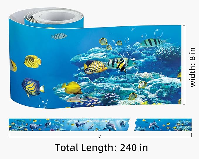 FLFK Peel and Stick Wallpaper Border Wall Decals - Image 2