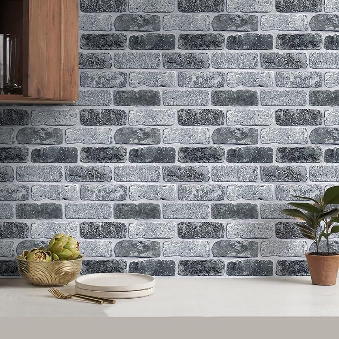 COMSTICKC 3D Faux Brick Wall Panel Peel and Stick, Small Size, Ultra-Light PVC - Image 6