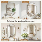 Suidia Bathroom Mirror, Frameless Bathroom Mirror - Image 7