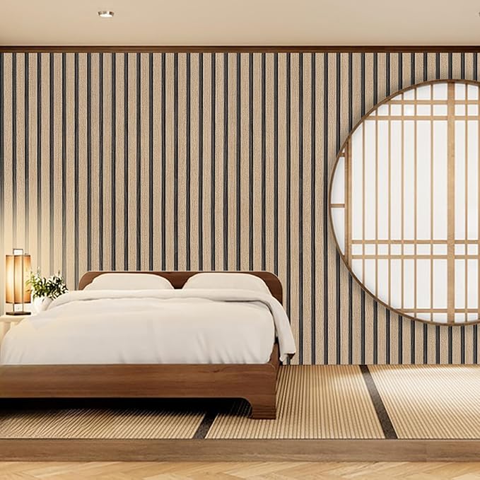 Wood Slat Wallpaper Peel and Stick - Image 5