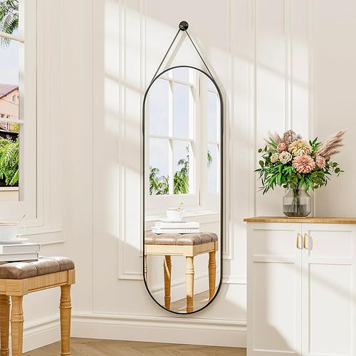 48"x16" Hanging Mirror Full Length by TinyTimes