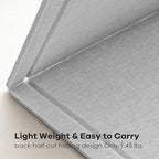 Lightomorrow Bulletin Board, 36 x 24 inches Felt Board - Image 7