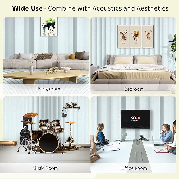 Acoustic Panels, 5 Pack Sound Panels Noise Reducing - Image 5