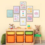 tgguytiy 9 Pcs Girls Room Wall Art Set, Cute Inspirational Nursery Decor - Image 2