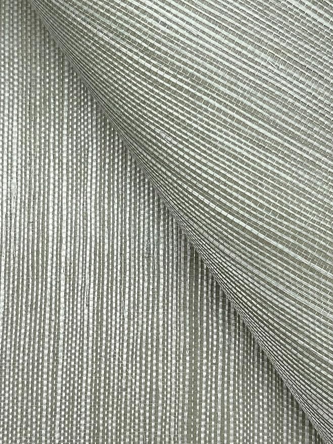 York Wallcoverings Natural Sisal Pine Peel and Stick Grasscloth Wallpaper - Image 4