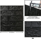 30PCS 3D Wall Panels Peel and Stick Foam, Self-Adhesive Decorative 3D Brick - Image 4