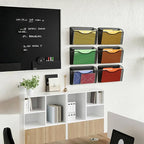 MINDEPOT Wall File Organizer, Hanging Wall Mounted File Folder Binder Holder - Image 7