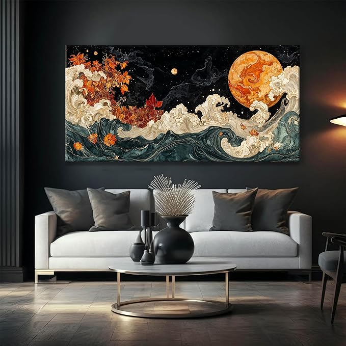 Large Wall Art For Living Room Boho Abstract Modern Wall Artwork Prints - Image 4