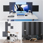 22 Pack Acoustic Panels with Self-Adhesive, Sound Panels High Density, - Image 4