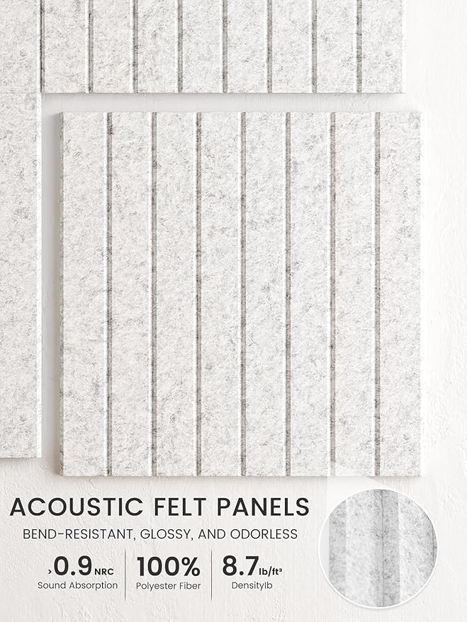 Bumusty Large Cork Board Alternative-48 x 36" Felt Bulletin Board Tiles - Image 3