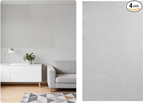 3D Wall Panels - 4PCS 47.2"x23.6" Faux Stone Peel and Stick Wall Covering - MCM by Unknown