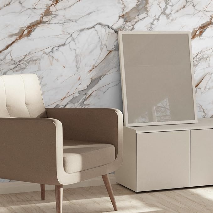 Marble Peel and Stick Waterproof Wall Paneling, Covers 38.75 Sq. Ft. - Image 7