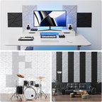 22 Pack Acoustic Panels with Self-Adhesive, Sound Panels High Density, - Image 4